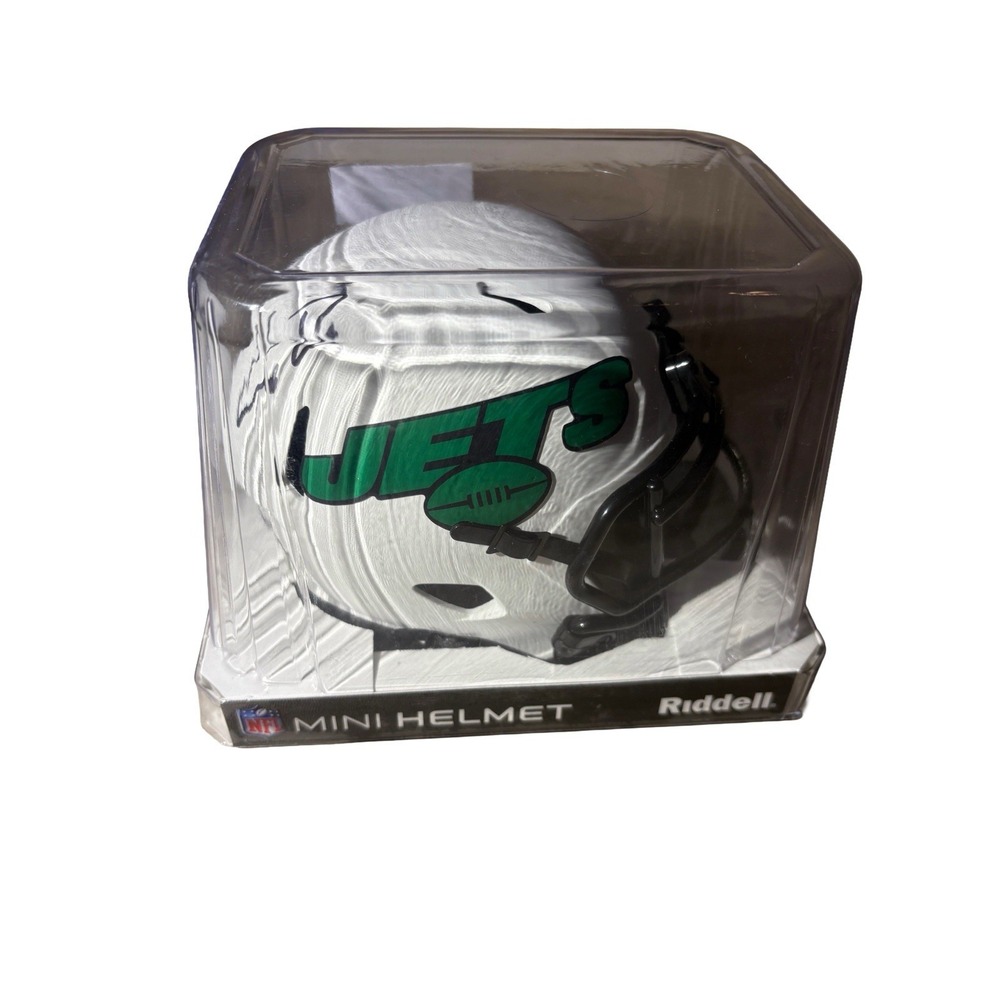 Corey Davis Riddell Lunar Eclipse Autographed Jets Mini Helmet Beckett Certified